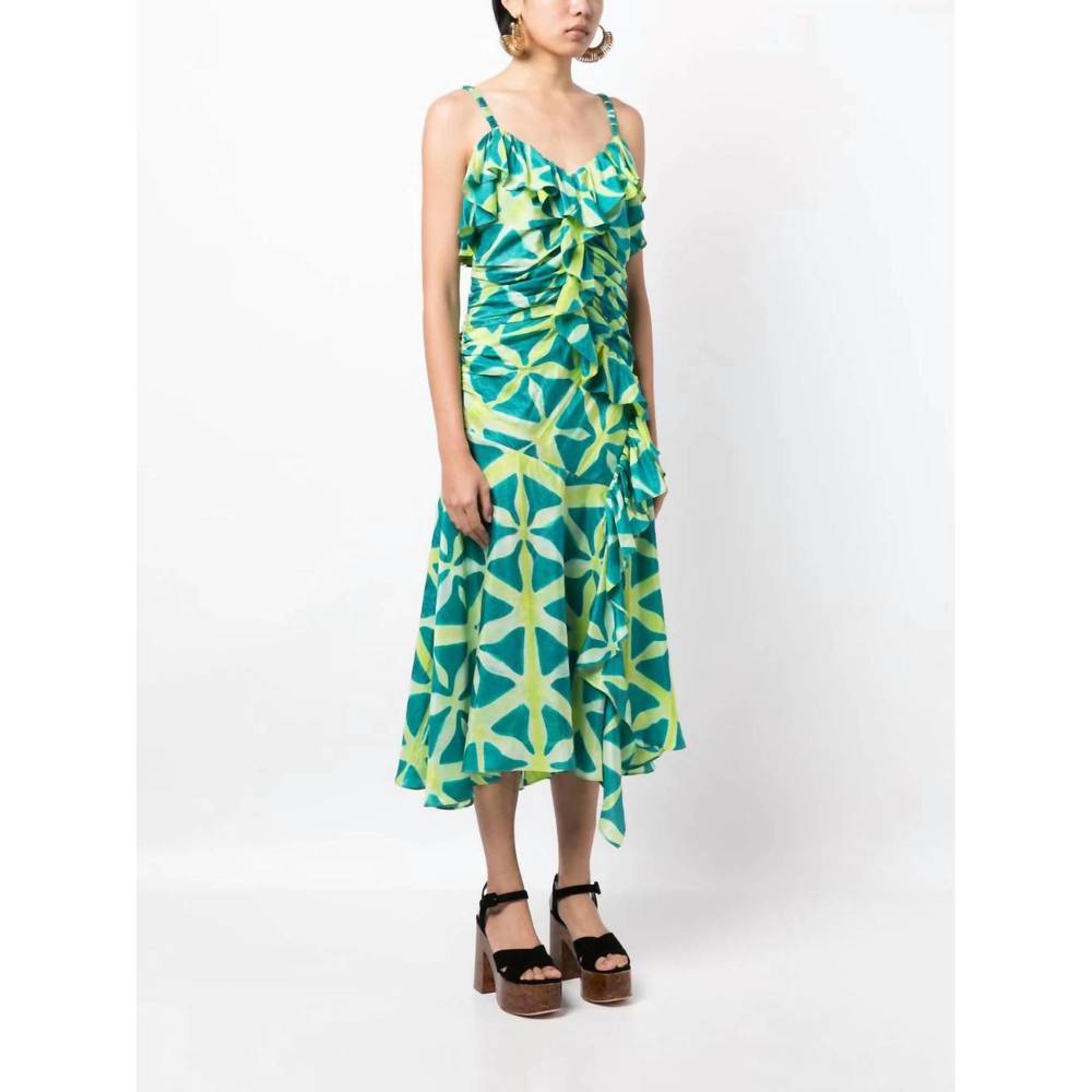 NEW ULLA JOHNSON zoya dress in citrine - Picture 2 of 5